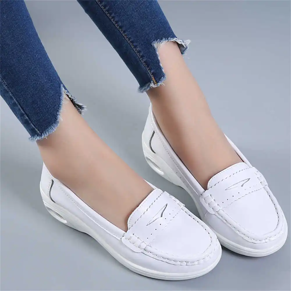 Women Accessories Business Name Ideas - Thick Sole Slipon White Trainers For