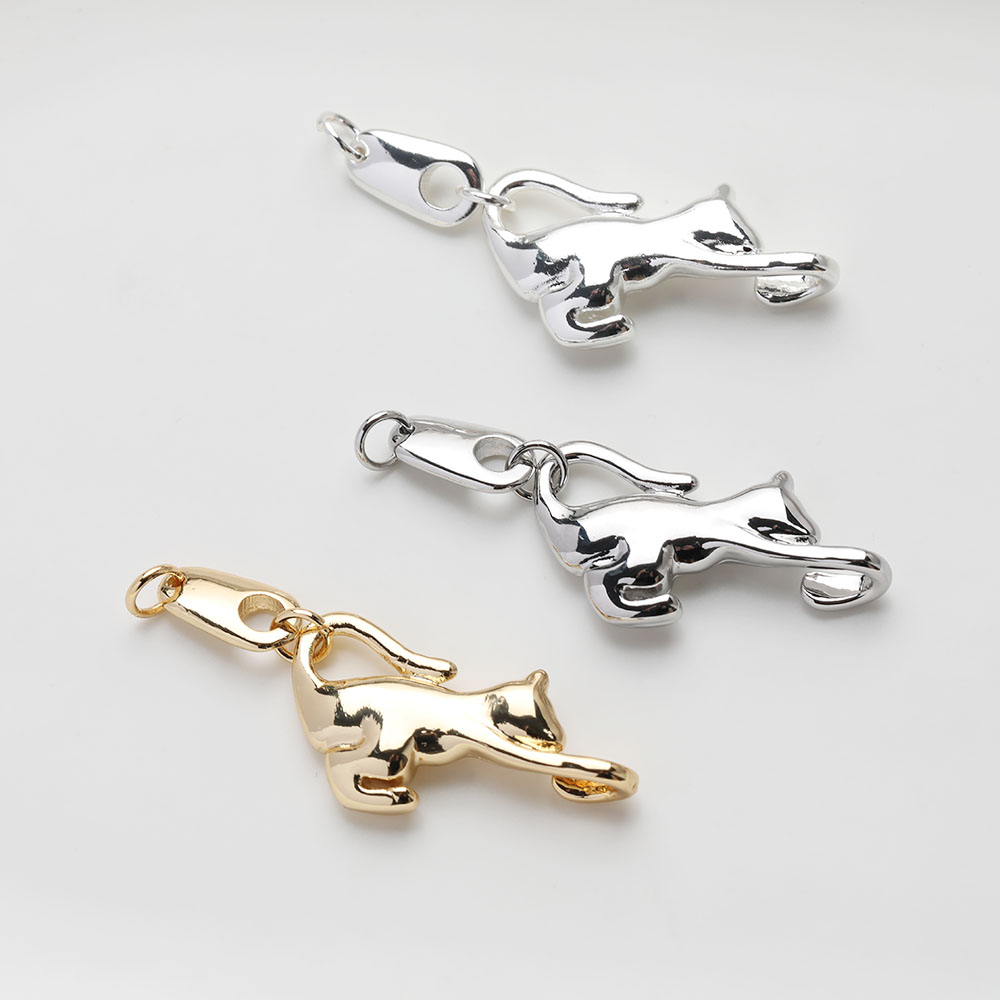 Charm Necklace Dainty - 2PCS Dainty Animal Design Cat Bracelet
