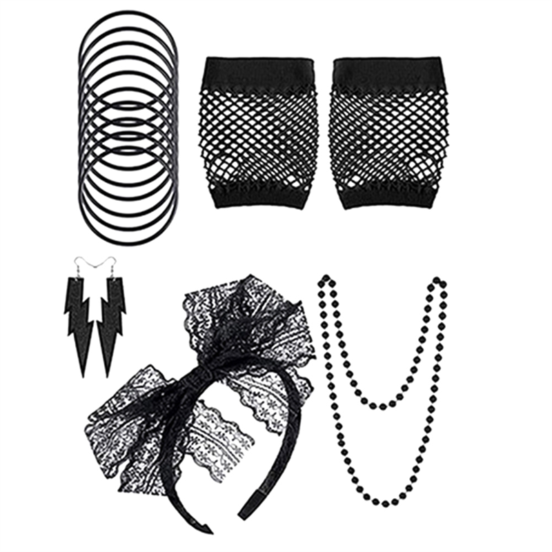 Women'S Accessories In The 80S - Classic-80S Fancy Dress Costume Accessories For