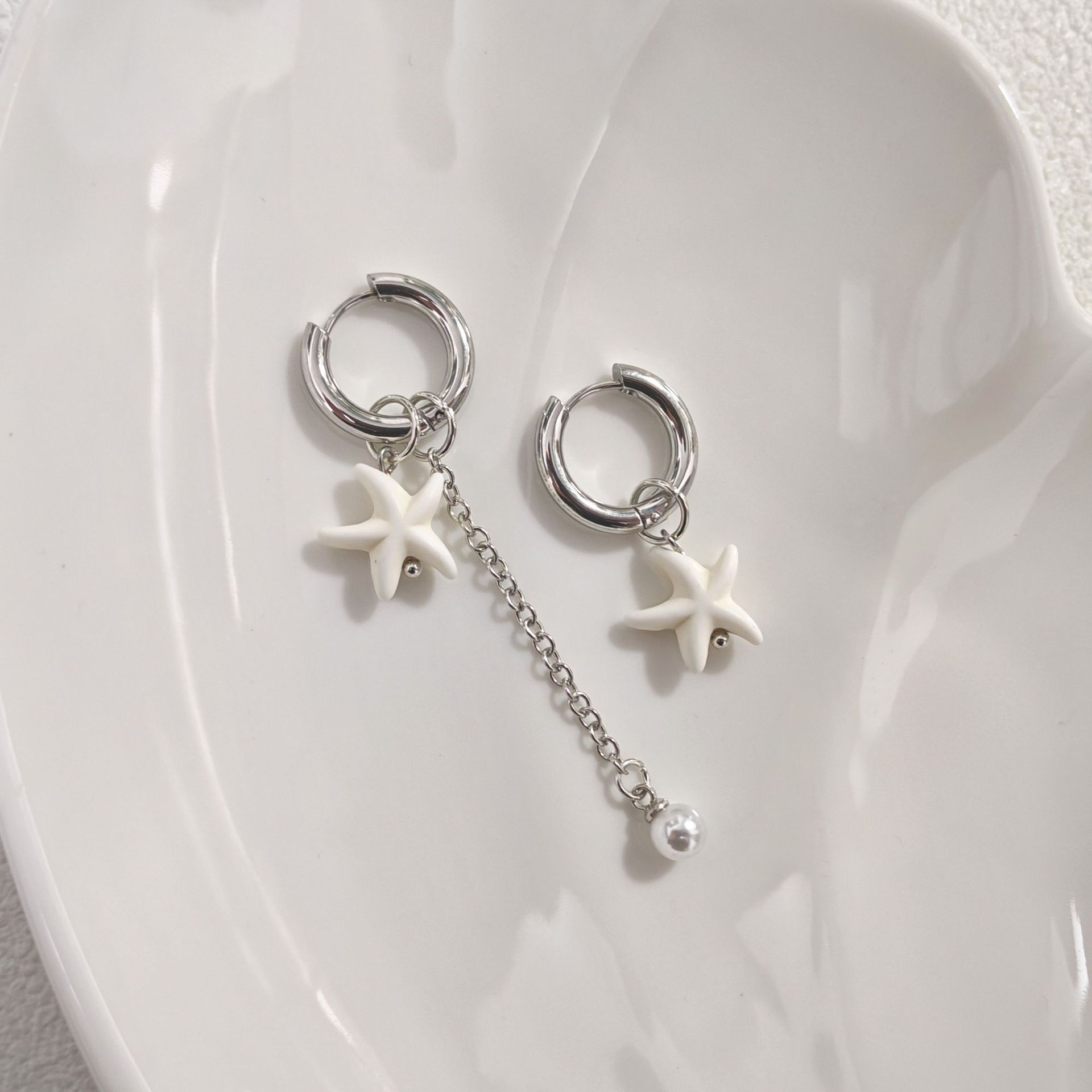 Tassel Earrings Boho - Summer Starfish Drop Earrings for Women