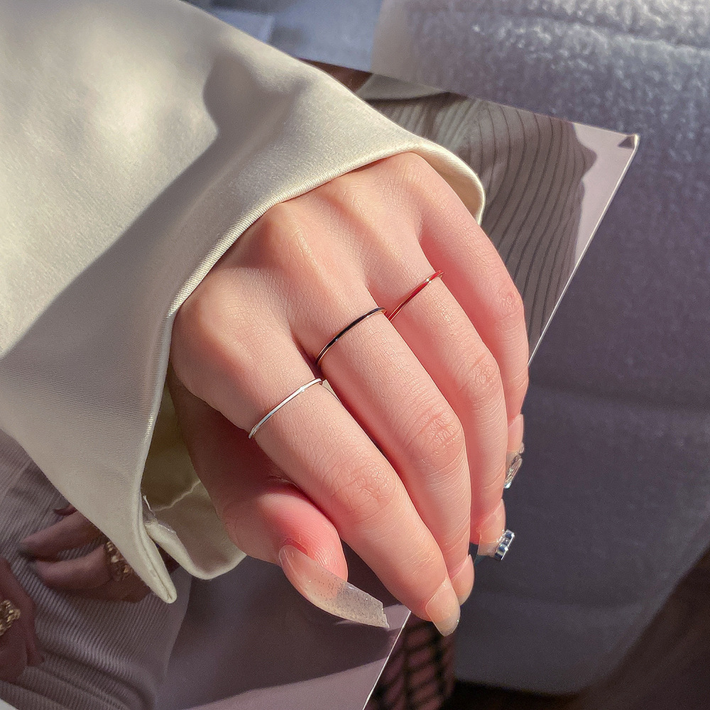 Wrap Ring Gold - Titanium Steel Rose Gold Color 1mm