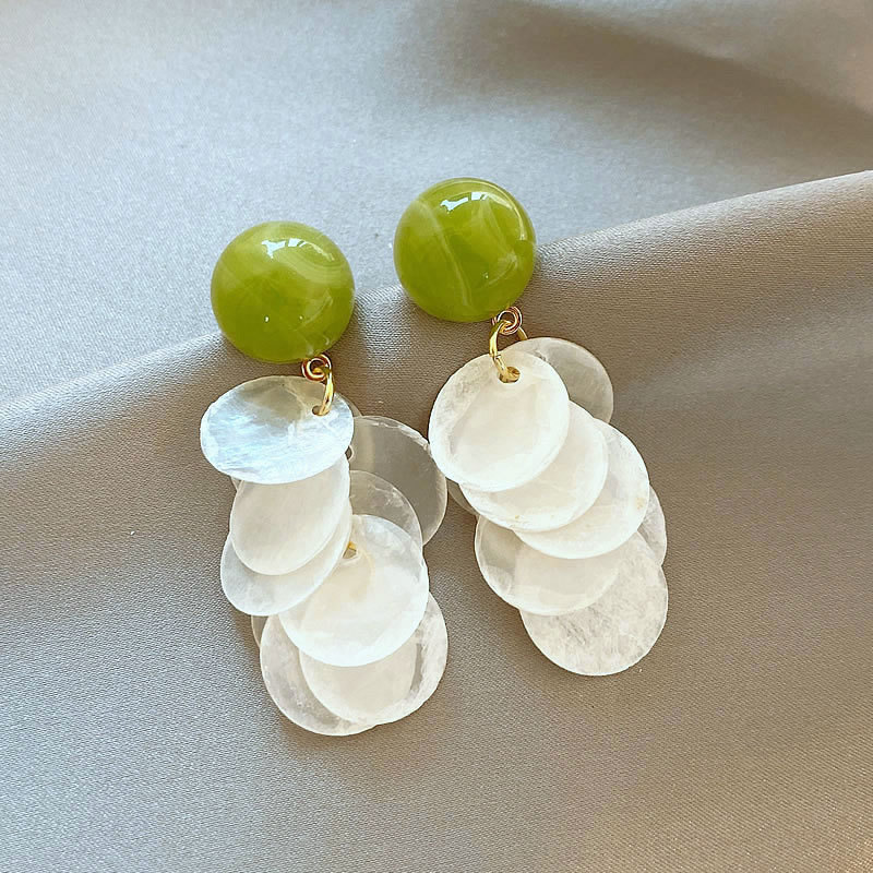 Tassel Earrings Boho - High Quality Clip on Earrings Avocado