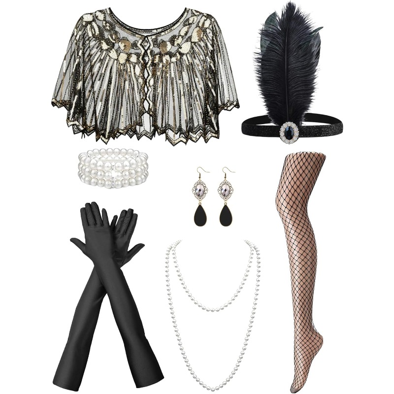 Women'S Accessories In The 1920S - 1920s Accessories Set for Women, 7