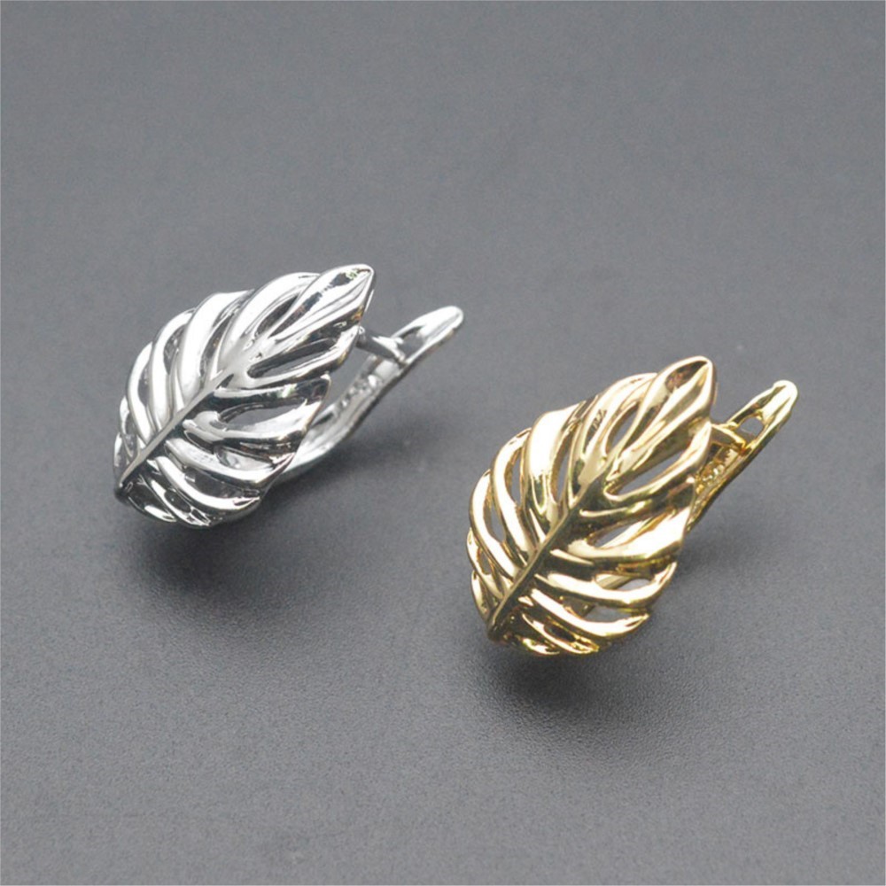 Wrap Ring Gold - 1/2Pcs 18K Gold Plated Brass Leaf