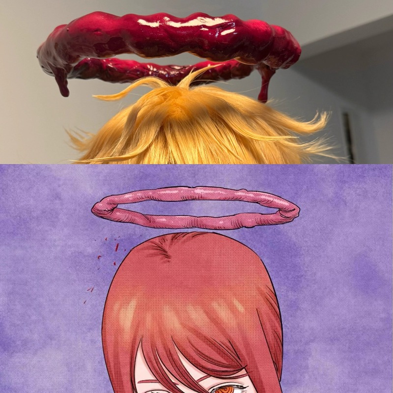 Anime Makima Cosplay Chainsaw  - огляд і ціна Women'S Red Accessories