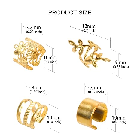 Gold Hair Braids Dreadlock Non - огляд і ціна Women Accessories Combo Gift