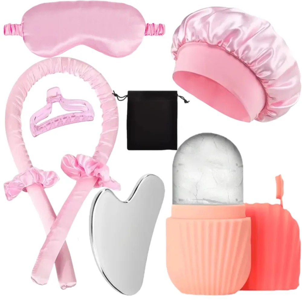 3/4/5/9Pcs Silk Sleep Set Eye  - огляд і ціна Women Accessories Combo Gift