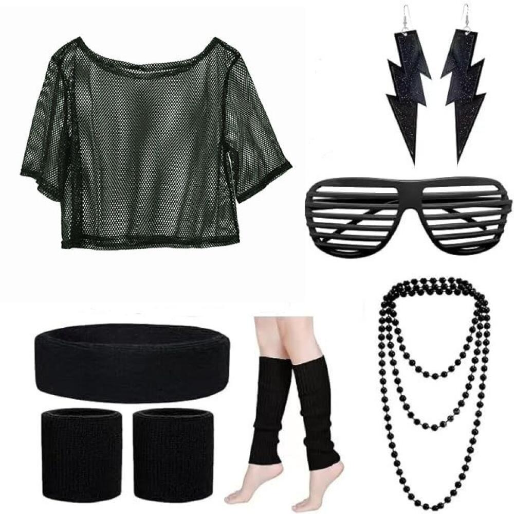80S Disco Party Outfit Set for - огляд і ціна Women'S Accessories In The 80S