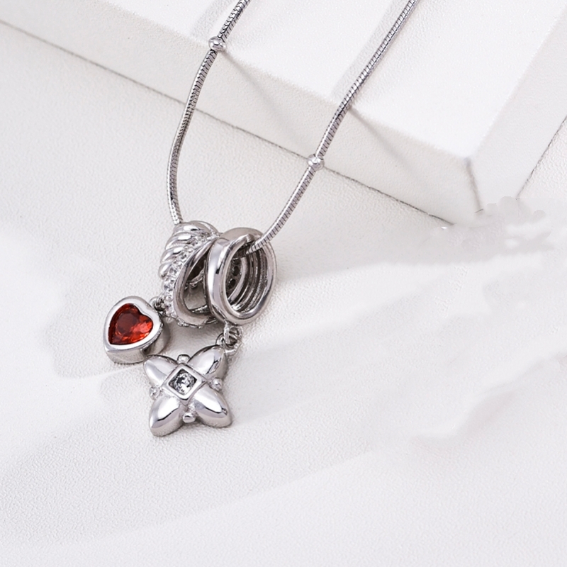 925 Sterling Silver Cubic Zirc - огляд і ціна Charm Necklace Dainty