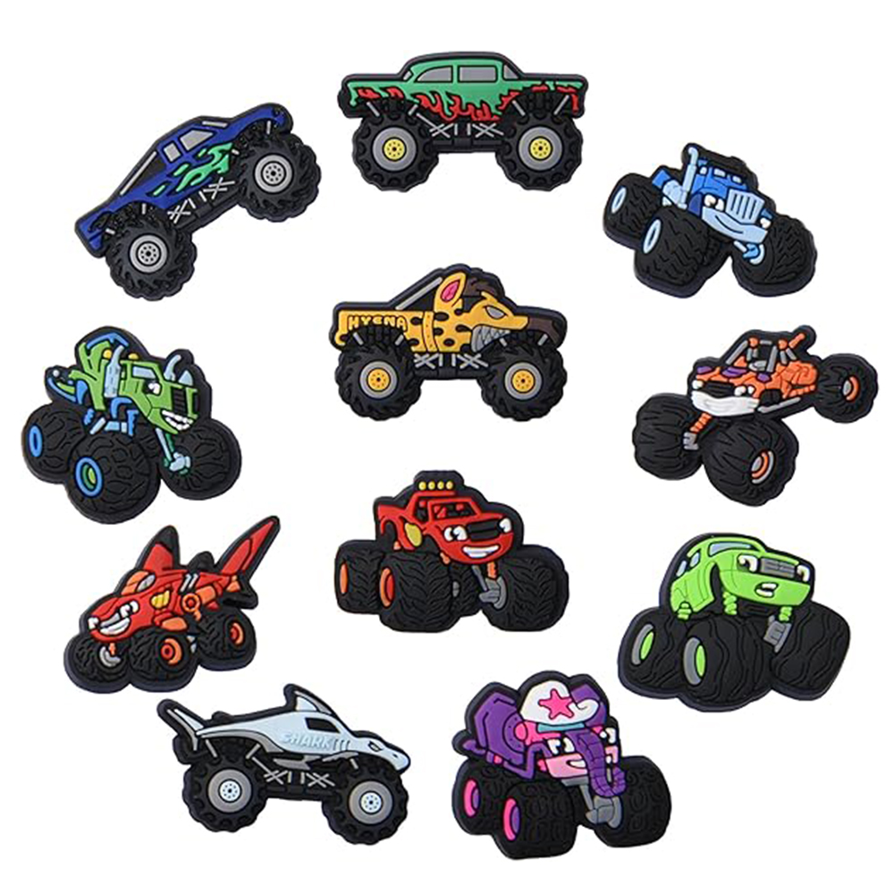 11Pcs Cars Cartoon Shoe Charms - огляд і ціна Women'S Accessories Crocs