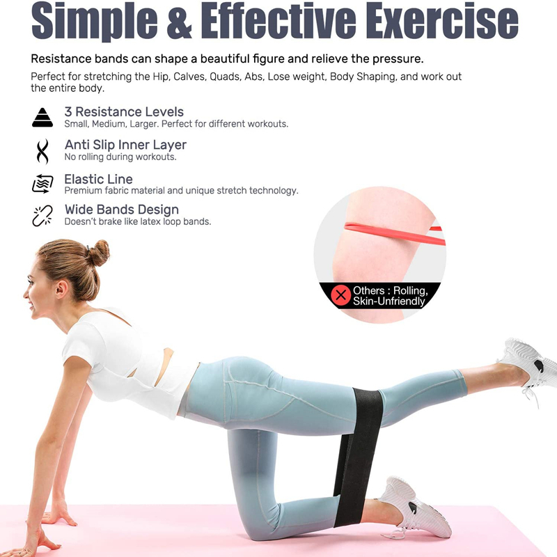 3PCS Women Men Fabric Resistan - огляд і ціна Women'S Exercise Accessories