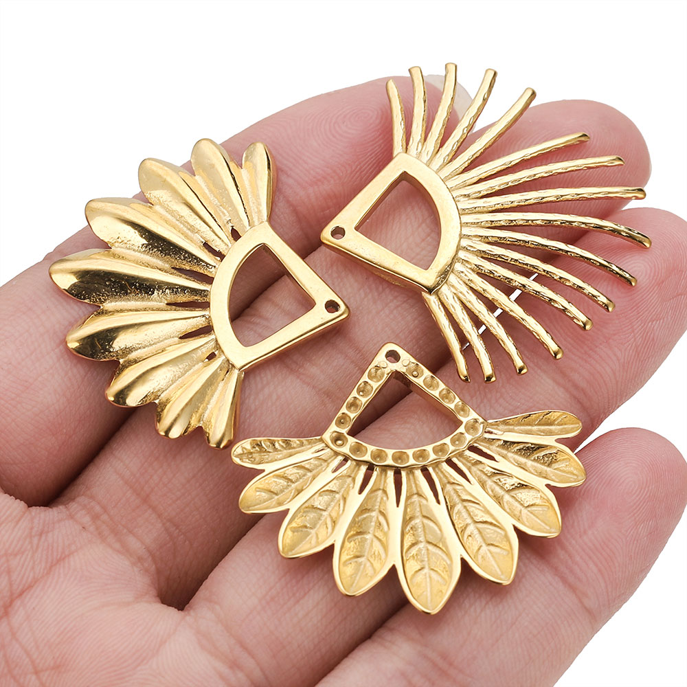 2pcs Stainless Steel Fan Shape - огляд і ціна Tassel Earrings Boho