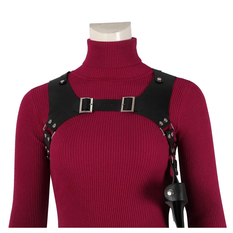 Red Ada Wong costume game COSP - огляд і ціна Women'S Red Accessories
