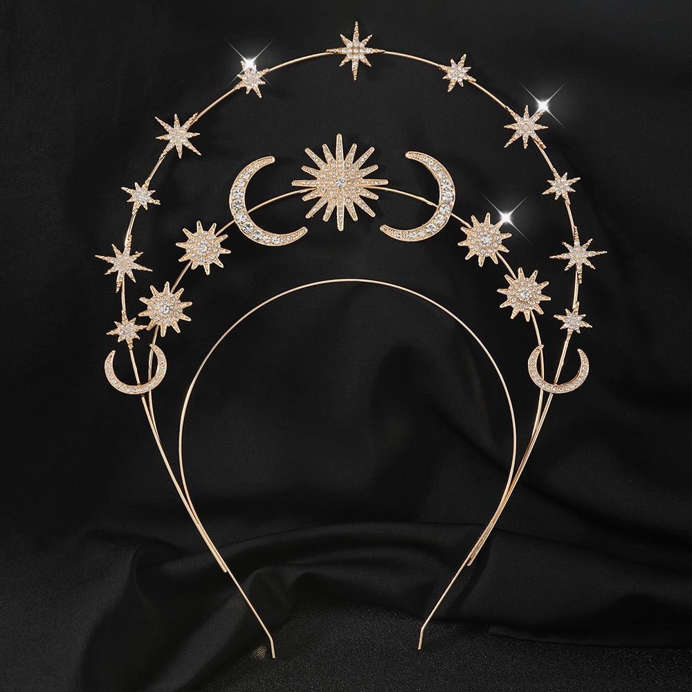 Gold Silver Crystal Star Hairb - огляд і ціна Wrap Ring Gold