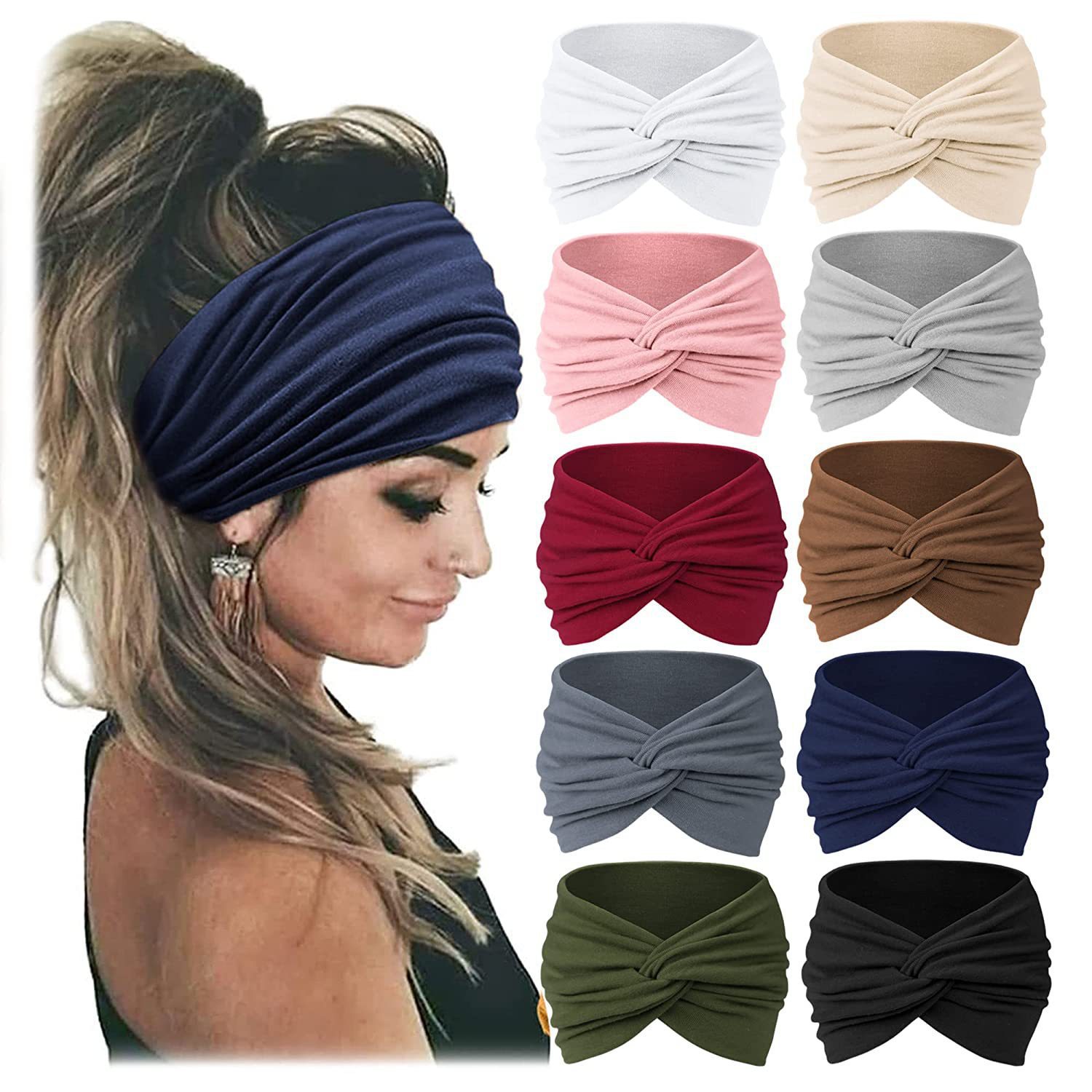 Women's Wide Elastic Headband, - огляд і ціна Women'S Exercise Accessories
