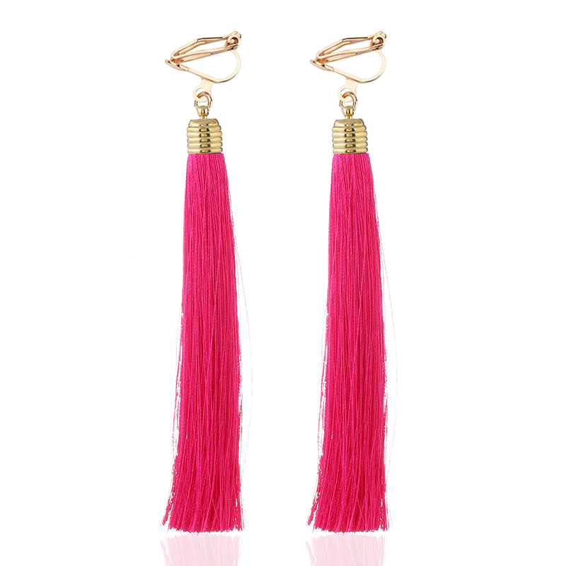12cm&5.1'' Long Tassel Fiber C - огляд і ціна Tassel Earrings Boho
