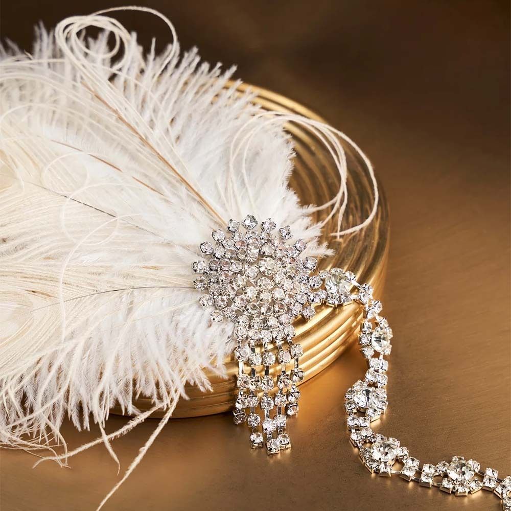Vintage Feather Headband Sequi - огляд і ціна Women'S Accessories In The 1920S