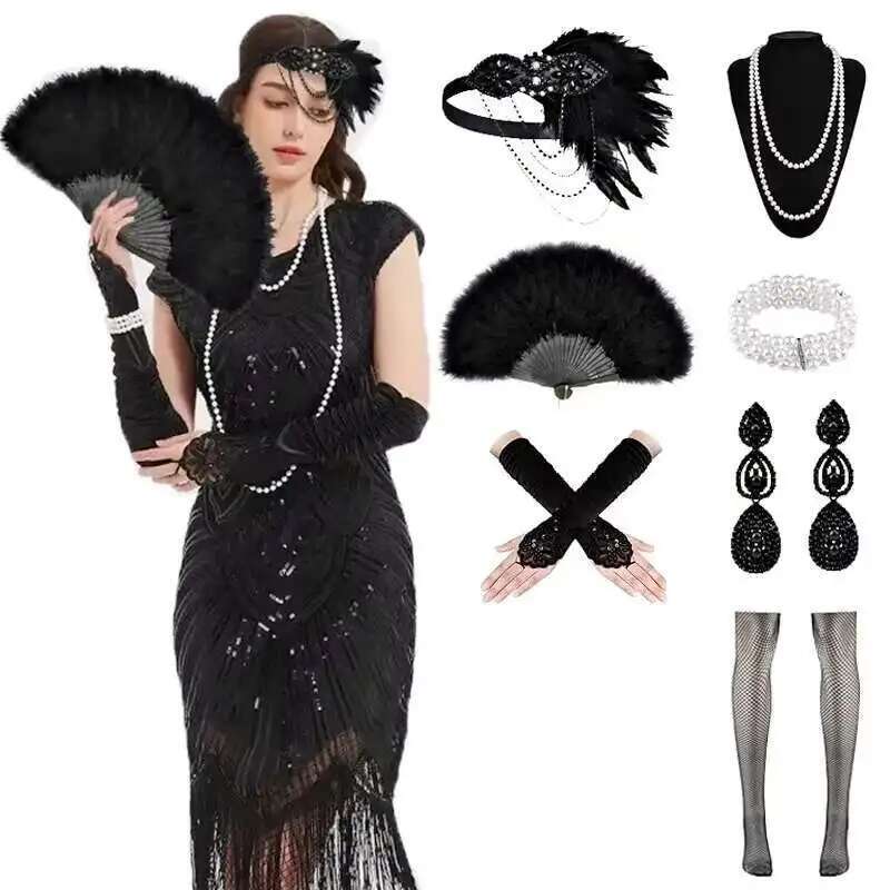 1920s Dresses for Women Sequin - огляд і ціна Women'S Accessories In The 1920S