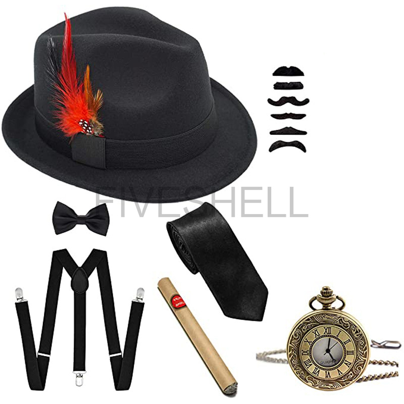 Mens 1920s Gatsby Gangster Cos - огляд і ціна Women'S Accessories In The 1920S