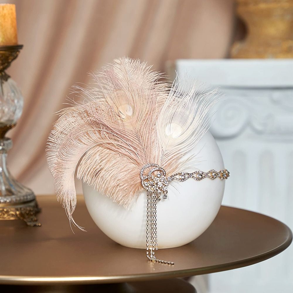 Retro Vintage Feather Headband - огляд і ціна Women'S Accessories In The 1920S
