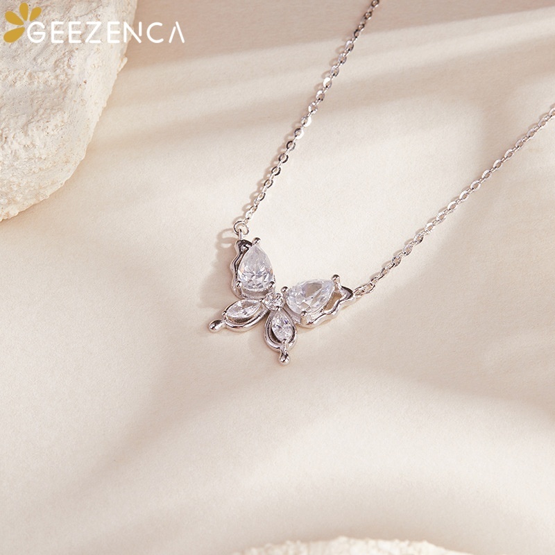 GEEZENCA 925 Sterling Silver C - огляд і ціна Charm Necklace Dainty