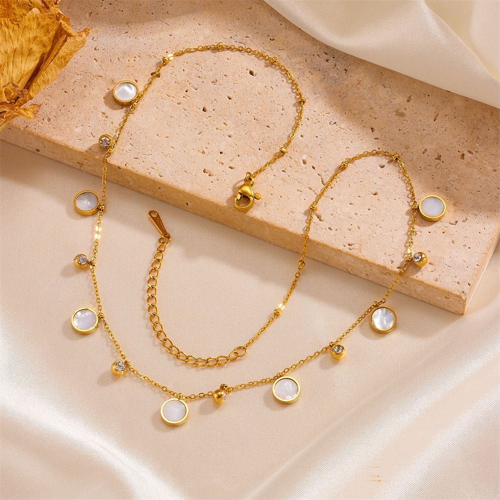 Dainty 18K Gold Plated Stainle - огляд і ціна Charm Necklace Dainty