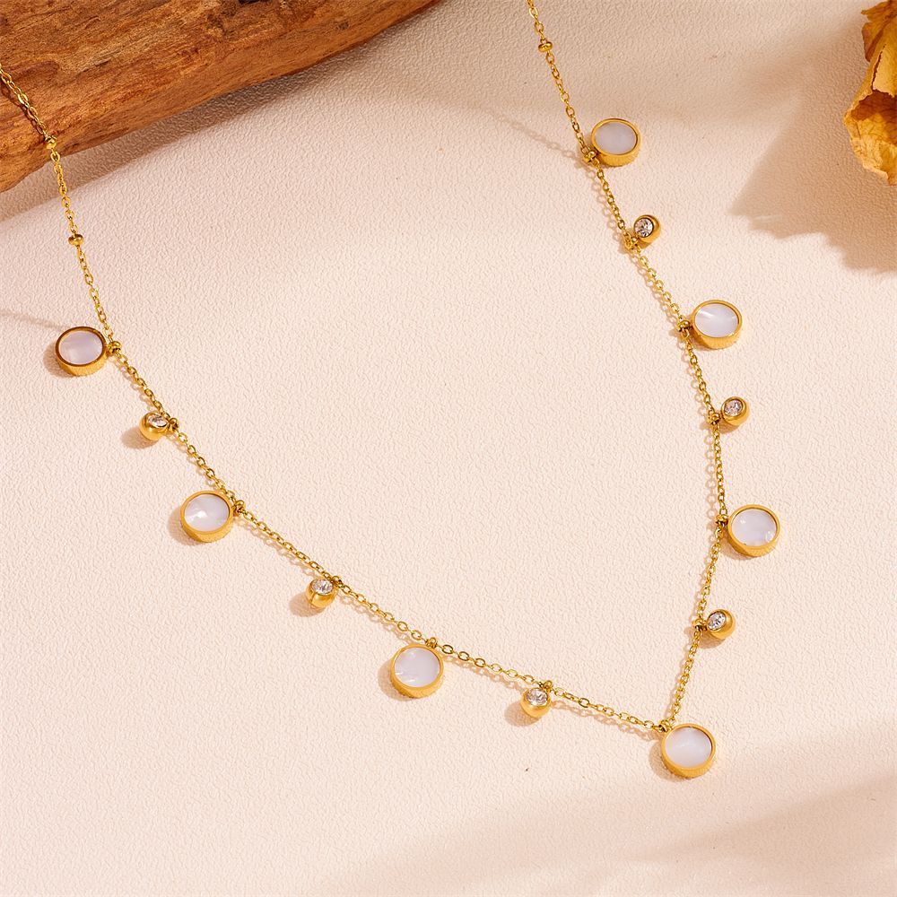 Dainty 18K Gold Plated Stainle - огляд і ціна Charm Necklace Dainty