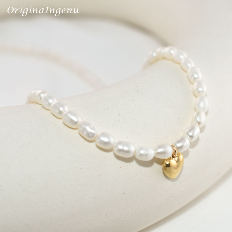 14K Gold Filled Natural Pearl  - огляд і ціна Charm Necklace Dainty