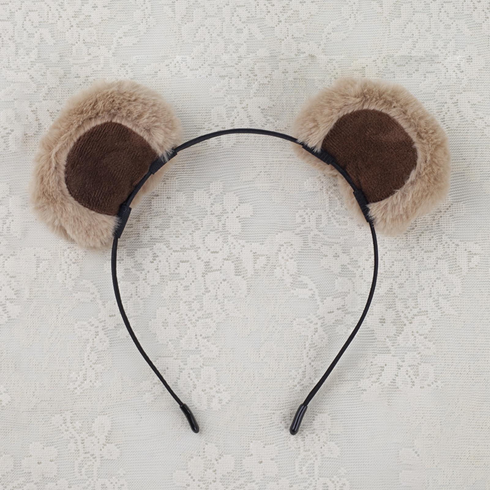 Cute Brown Ears Headband Adjus - огляд і ціна Women Accessories Combo Gift