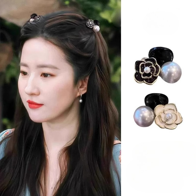 Black White Pearl Flower Small - огляд і ціна Women Accessories Combo Gift