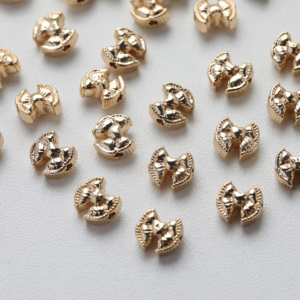 10PCS Dainty Bow Shape Septal  - огляд і ціна Charm Necklace Dainty