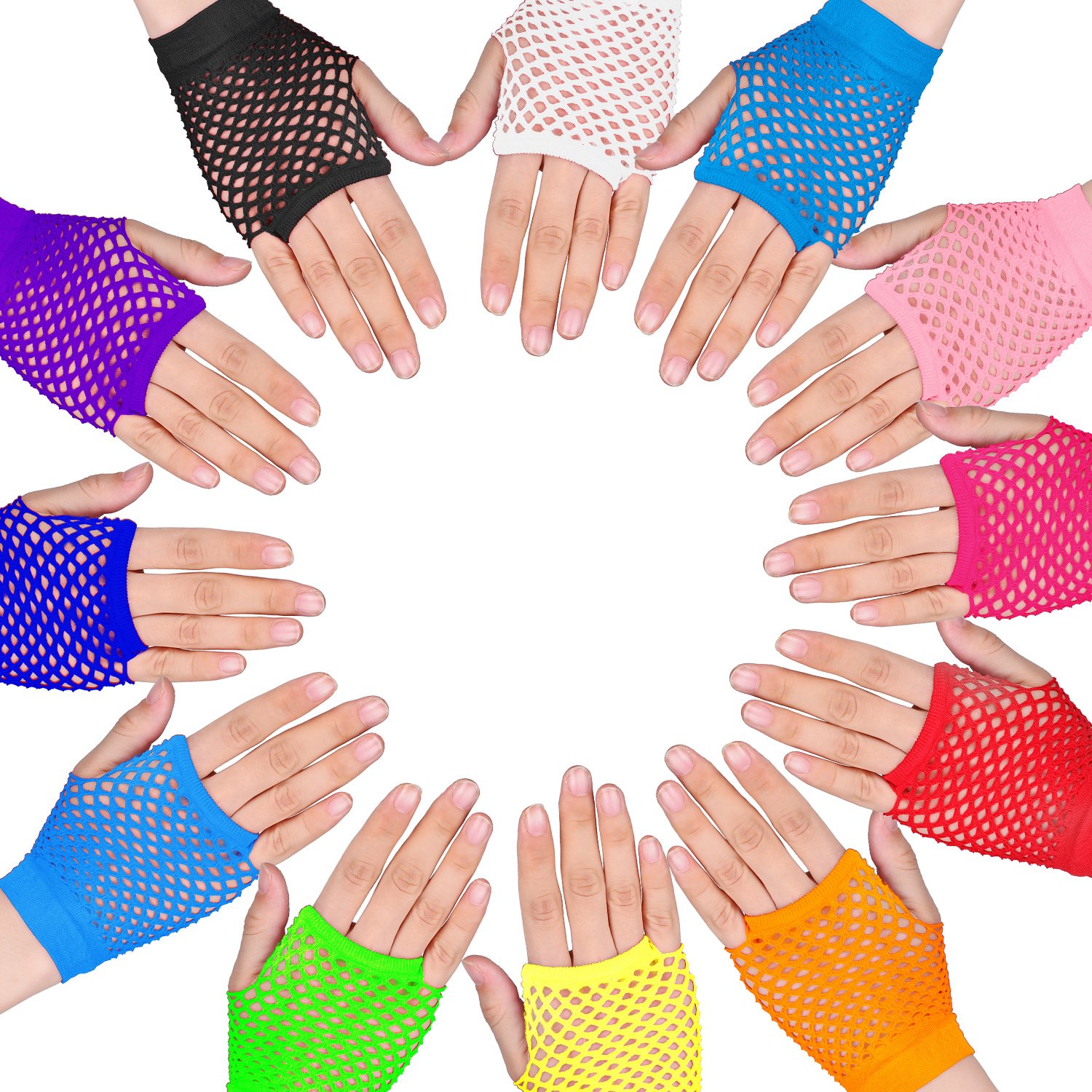24 Pairs Fingerless Fishnet Ne - огляд і ціна Women'S Accessories In The 80S
