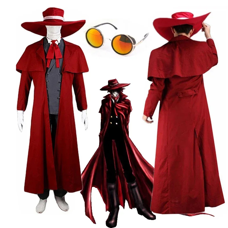 Anime Hellsing Alucard Cosplay - огляд і ціна Women'S Red Accessories