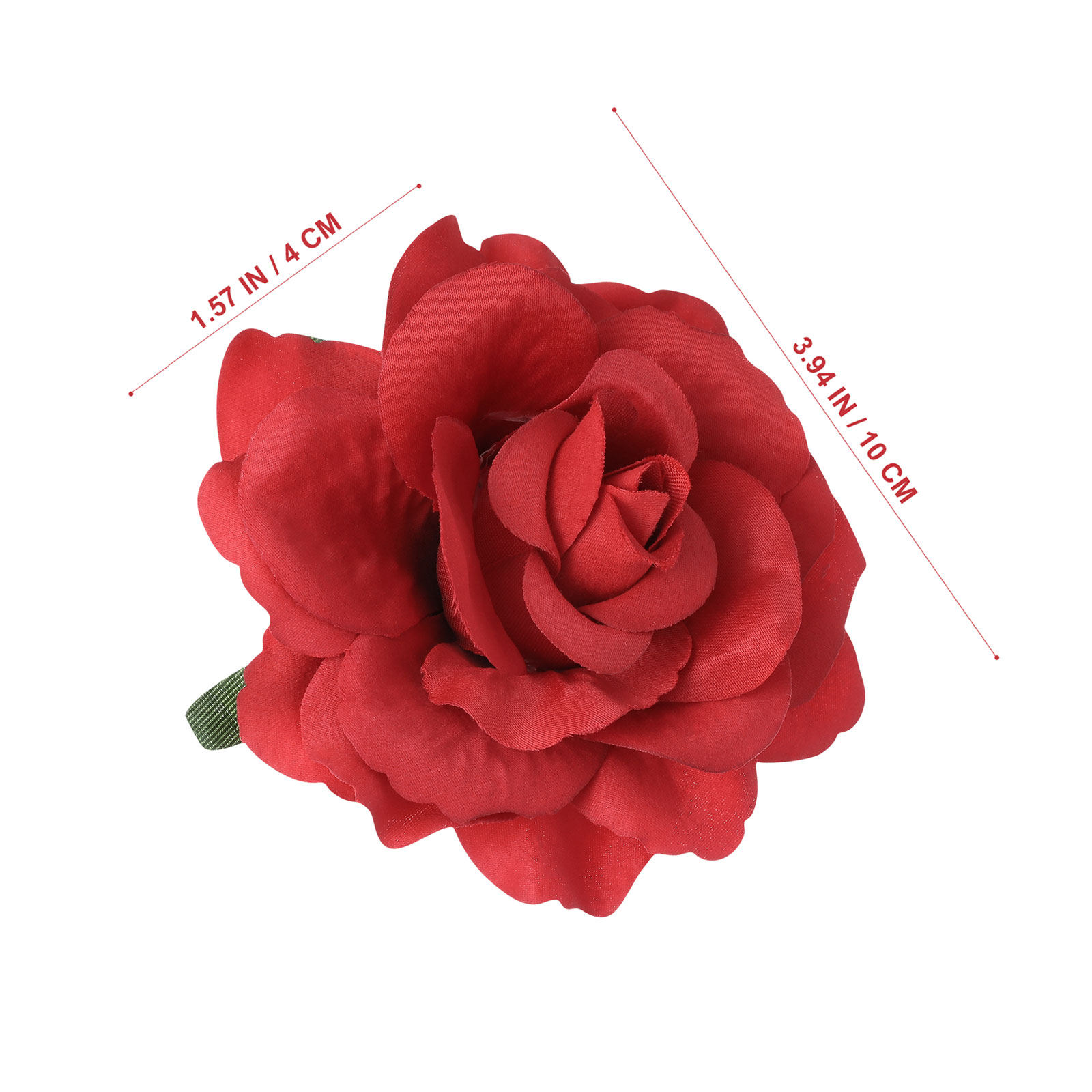 Artificial Rose Flower Hair Cl - огляд і ціна Women Accessories Combo Gift