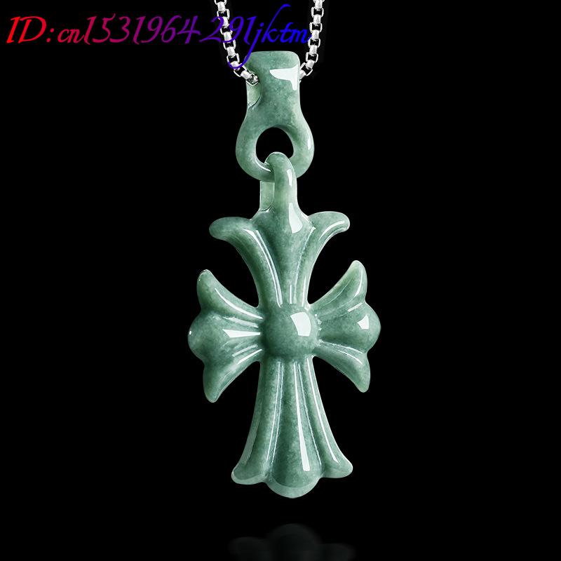Natural Burmese Jadeite Cross  - огляд і ціна Women'S Accessories