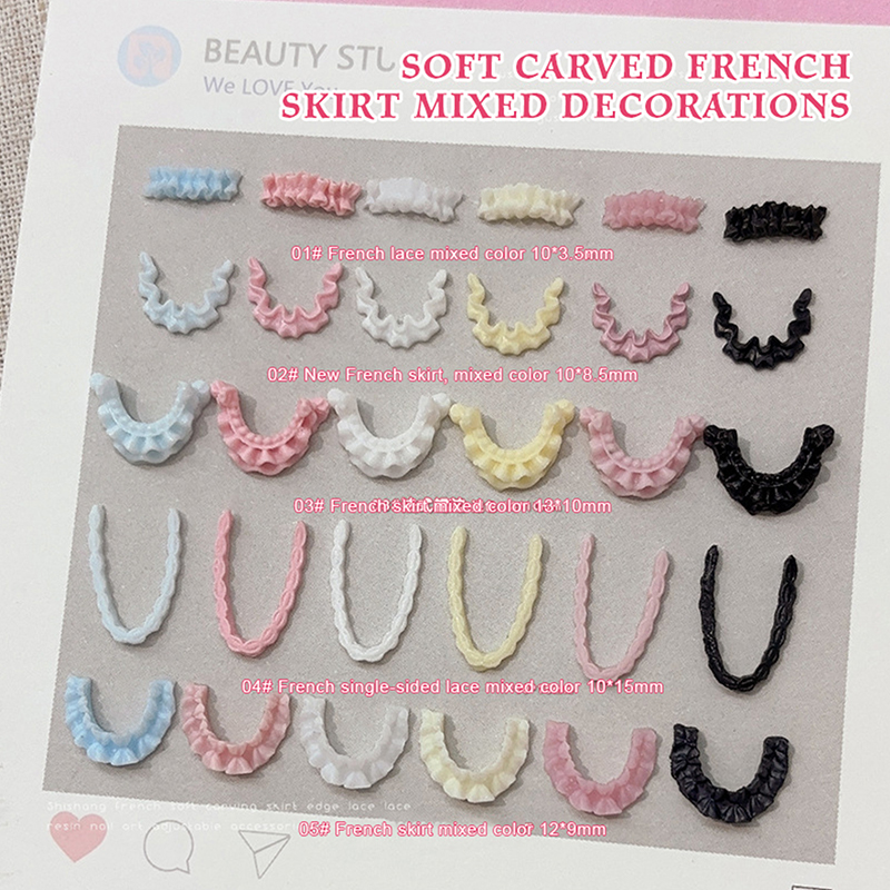 30Pcs 3D Resin Nail Art Lace T - огляд і ціна Women Accessories Combo Gift