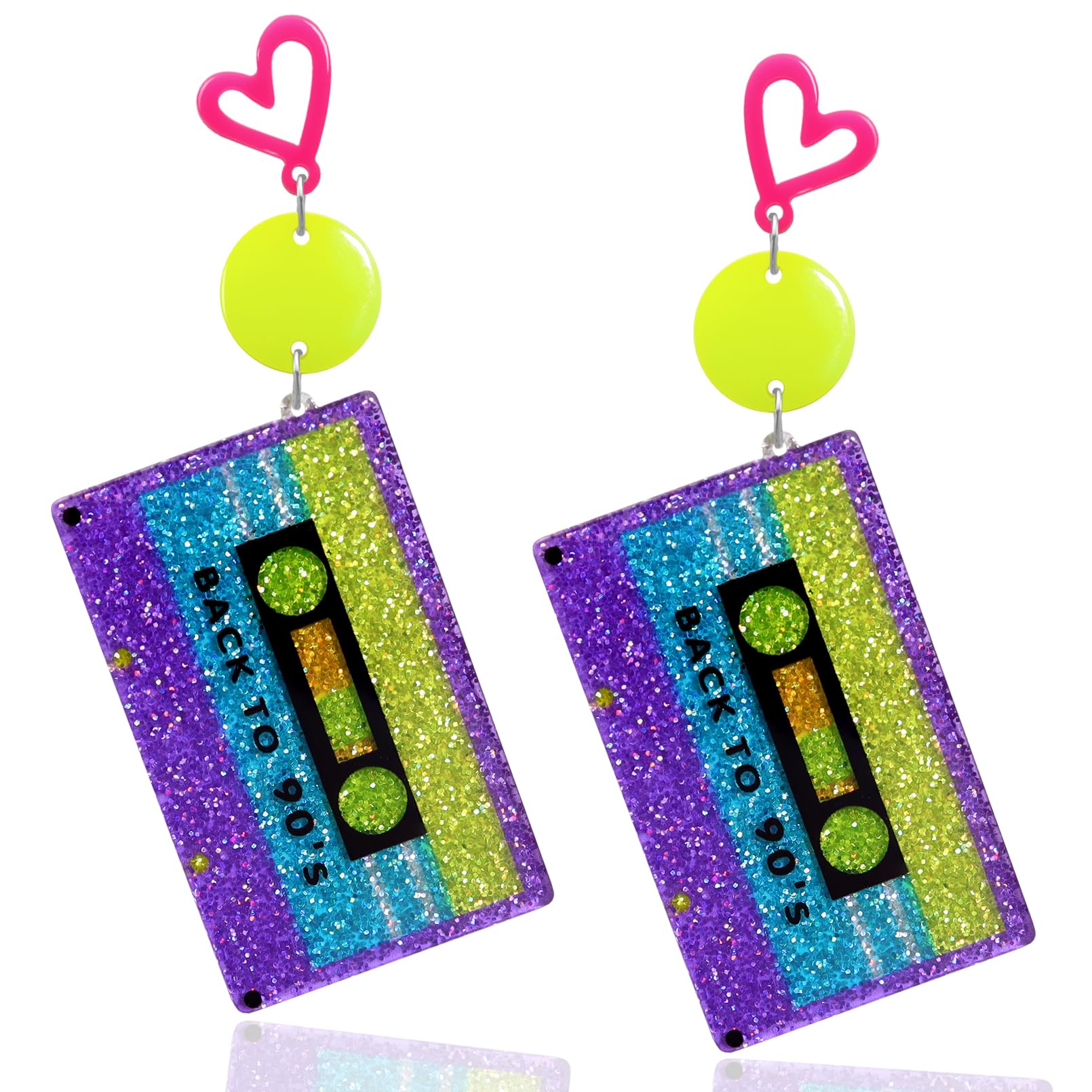 Acrylic Round Drop Dangle Earr - огляд і ціна Women'S Accessories In The 80S