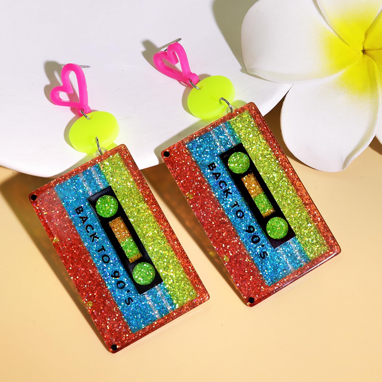 Acrylic Round Drop Dangle Earr - огляд і ціна Women'S Accessories In The 80S