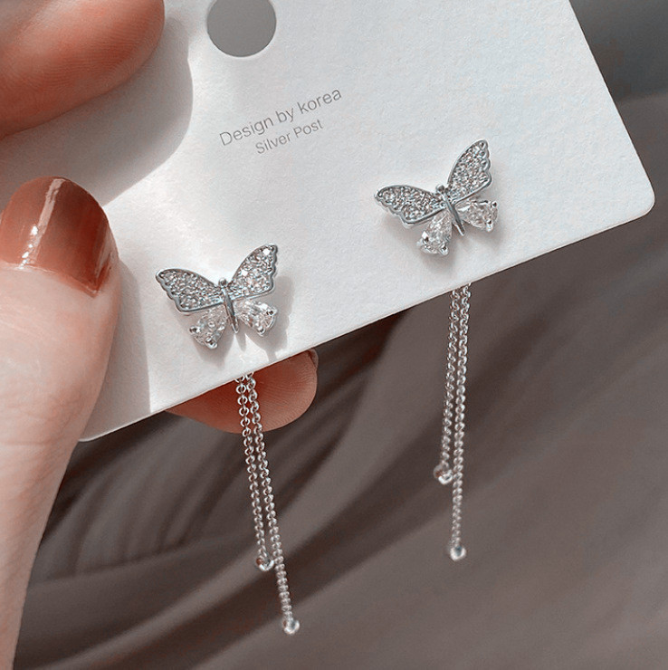 New Korean Temperament Long Ta - огляд і ціна Tassel Earrings Boho