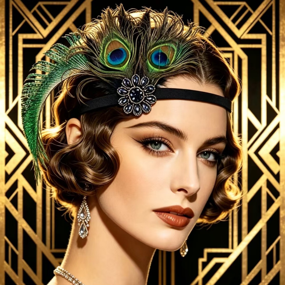 1920s Flapper Peacock Feather  - огляд і ціна Women'S Accessories In The 1920S