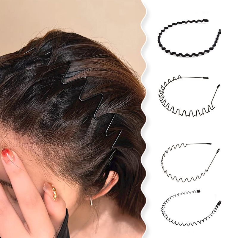 2-5Pcs Wavy Hairband Spring Ha - огляд і ціна Women Accessories Combo