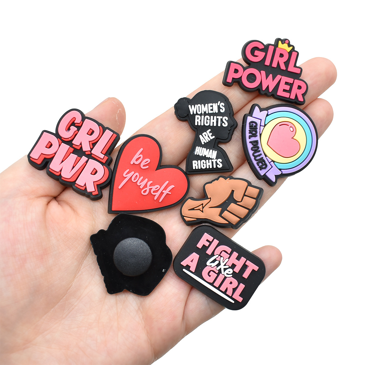 Cute Pink Power Shoe Charms De - огляд і ціна Women'S Accessories Crocs