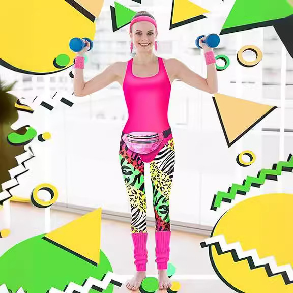 1980s Party Costume Women Spor - огляд і ціна Women'S Accessories In The 80S