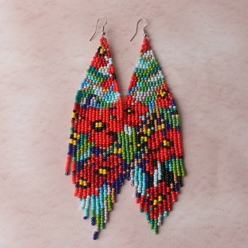 Rice bead earrings Tassel Huma - огляд і ціна Tassel Earrings Boho