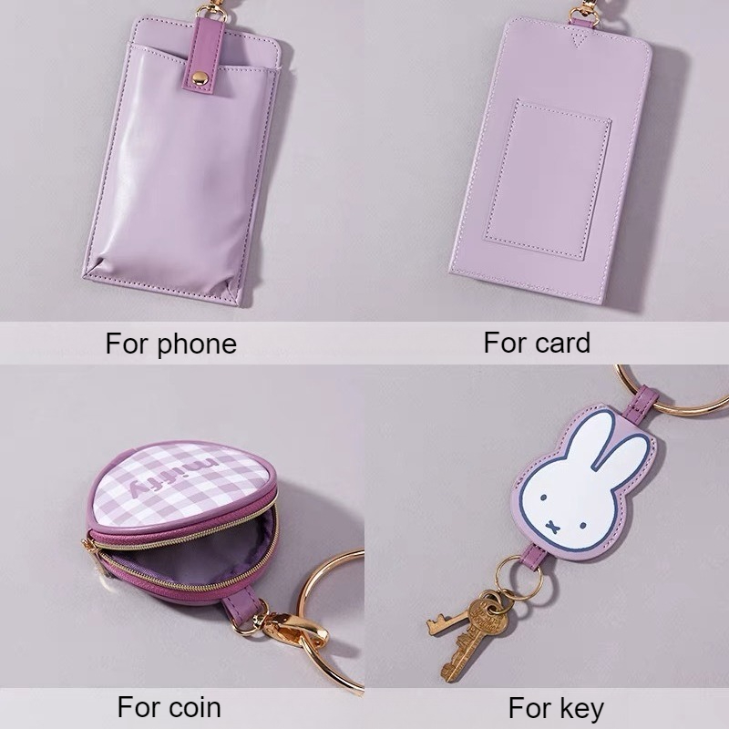Miffy Kawaii Phone Pouch Set C - огляд і ціна Women Accessories Combo Gift
