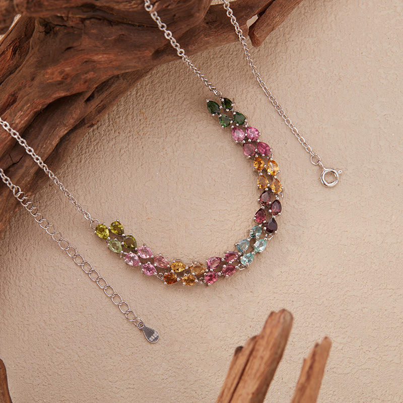 925 Sterling Silver Colored To - огляд і ціна Charm Necklace Dainty