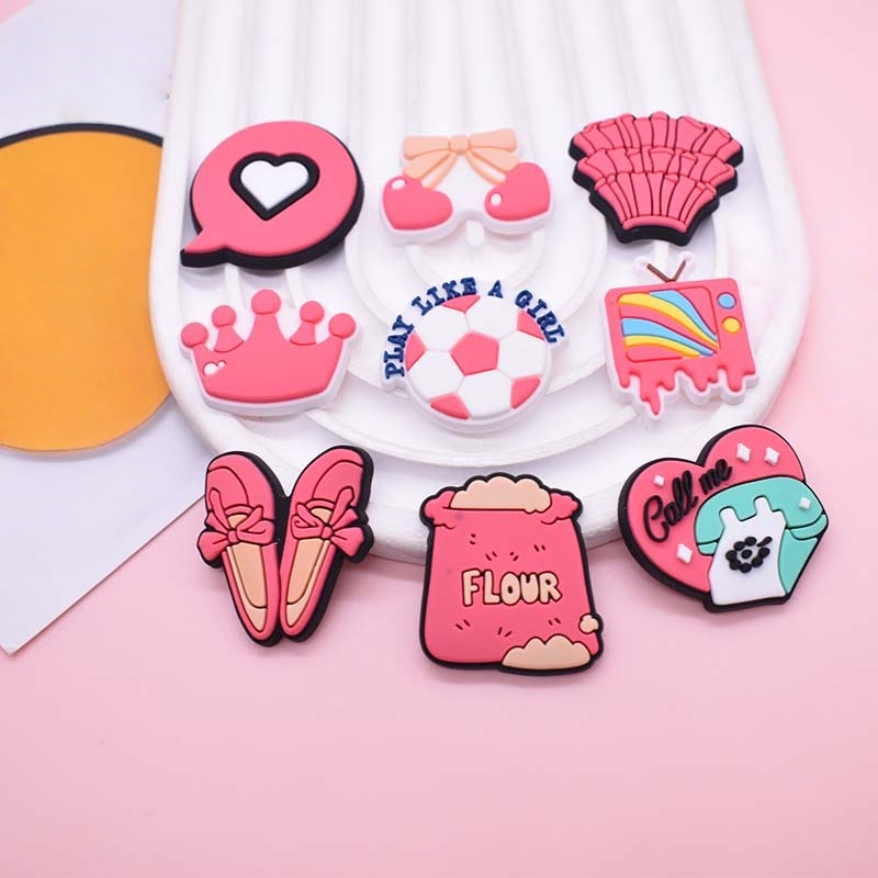 16Pcs Pink Shoe Charms for Cro - огляд і ціна Women'S Accessories Crocs