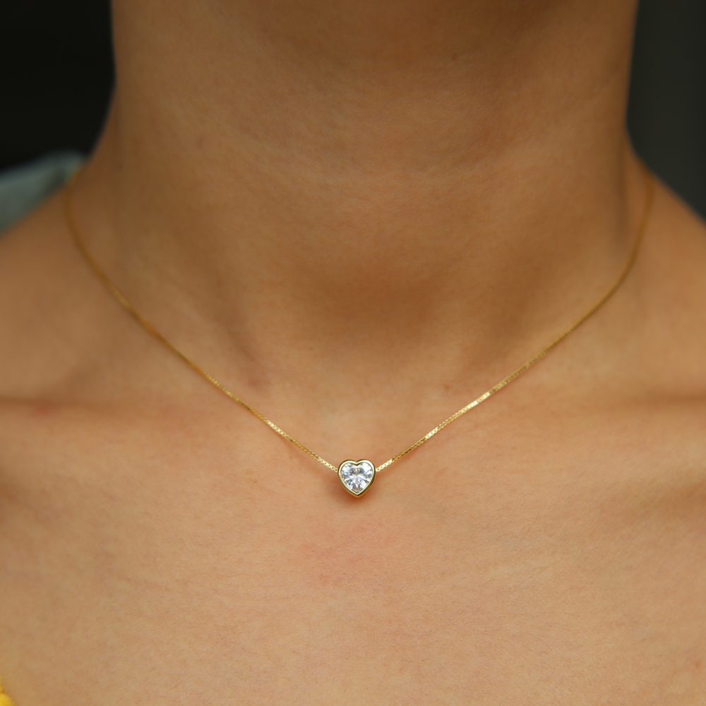 100% 925 Sterling Silver Forev - огляд і ціна Charm Necklace Dainty