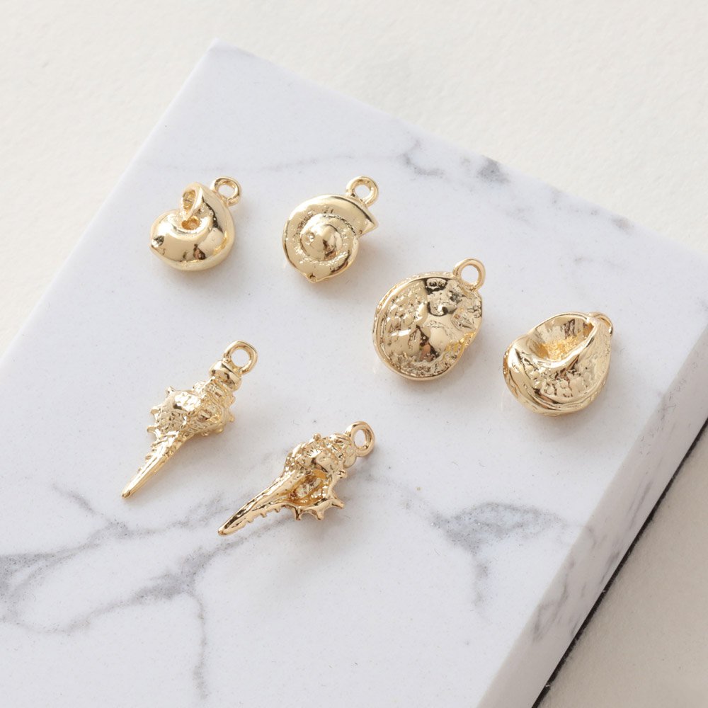 6PCS Dainty Small Conch Shell- - огляд і ціна Charm Necklace Dainty