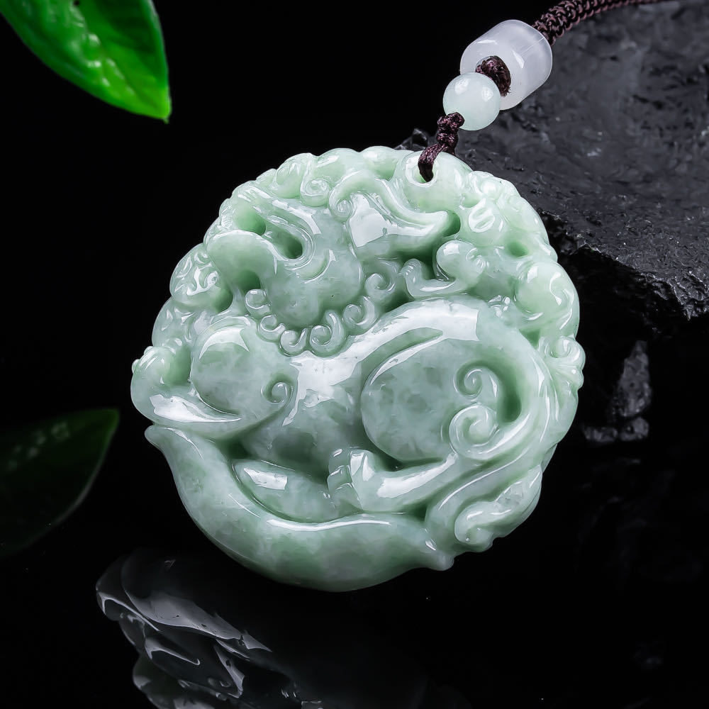 Natural Myanmar Jadeite Pixiu  - огляд і ціна Women'S Accessories